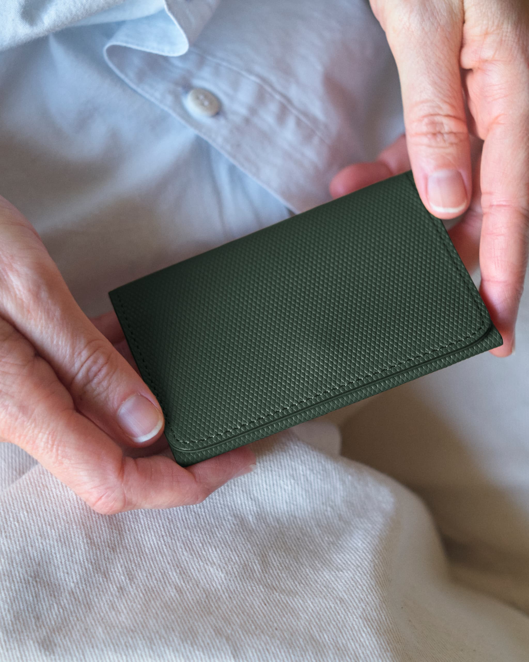 ミニウォレットクロスグレインレザー – POSTALCO