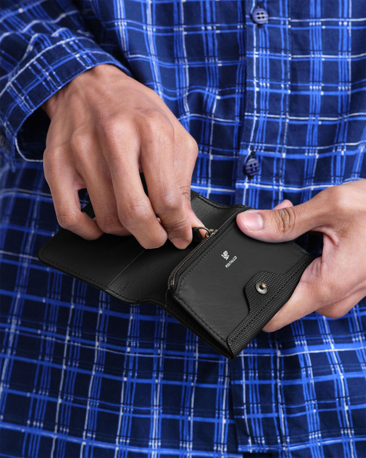 ミニウォレットクロスグレインレザー – POSTALCO