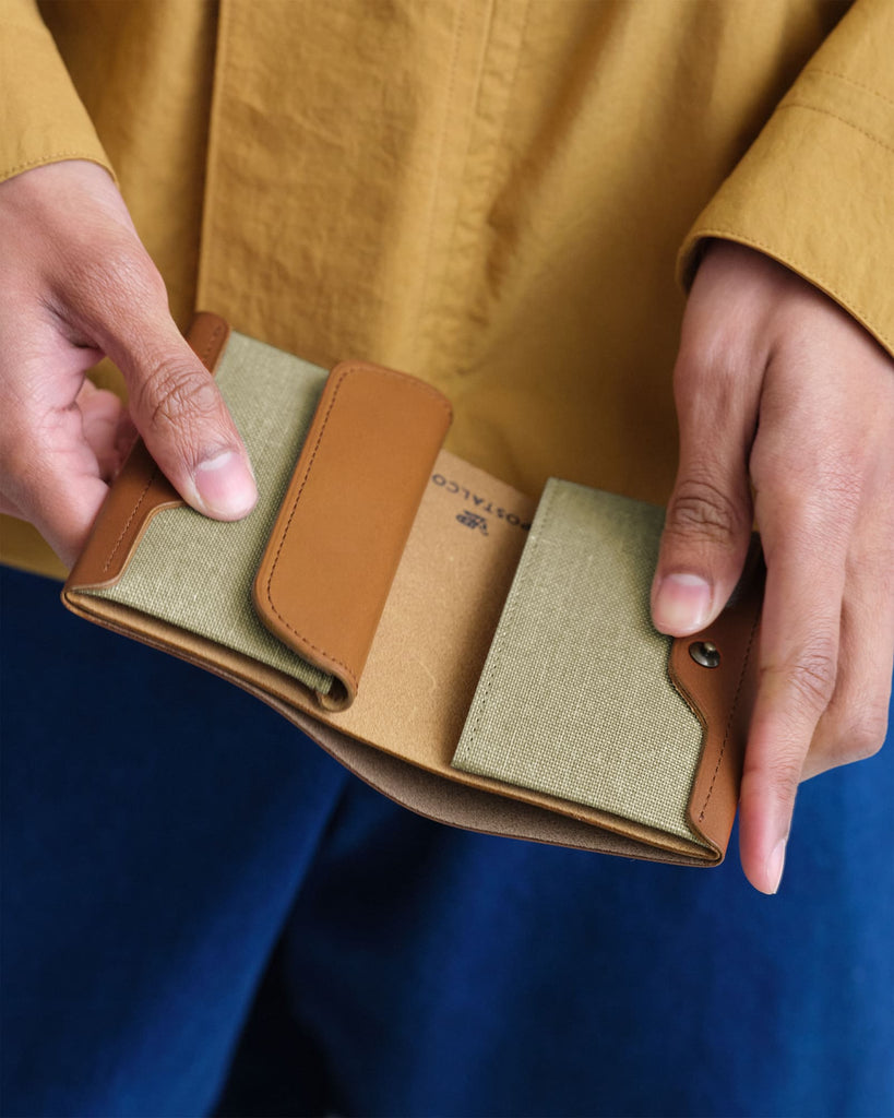 Pressed Cotton Card & Coin Wallet – POSTALCO