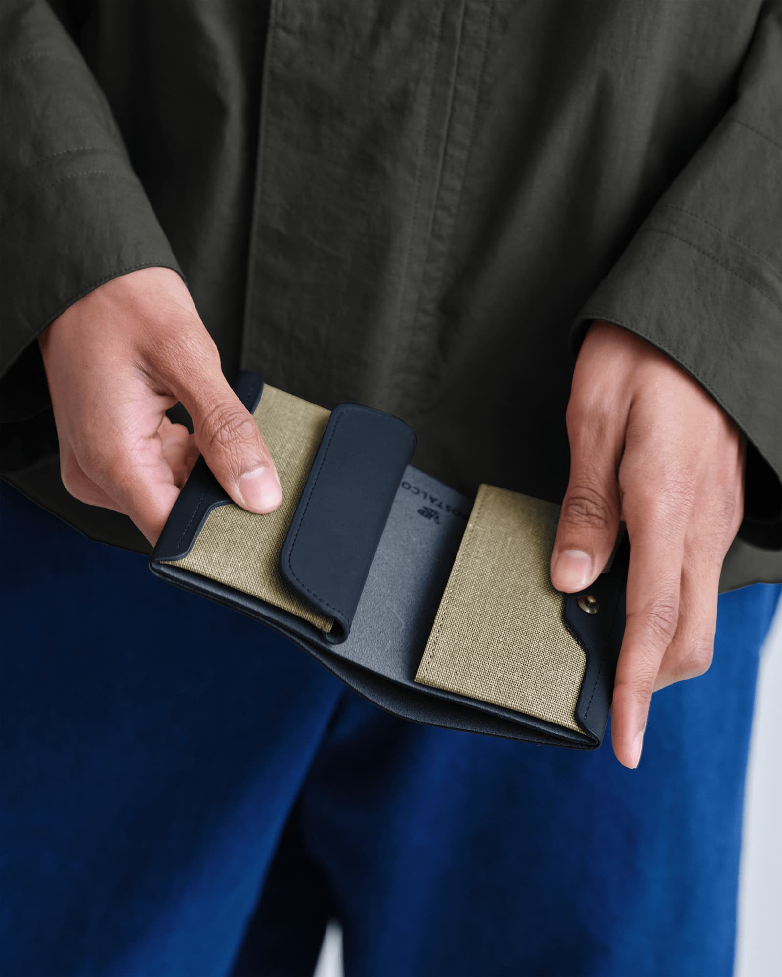 POSTALCO カード　　ウォレット POSTALCO/ポスタルコ】カード&コインウォレット (Navy Blue