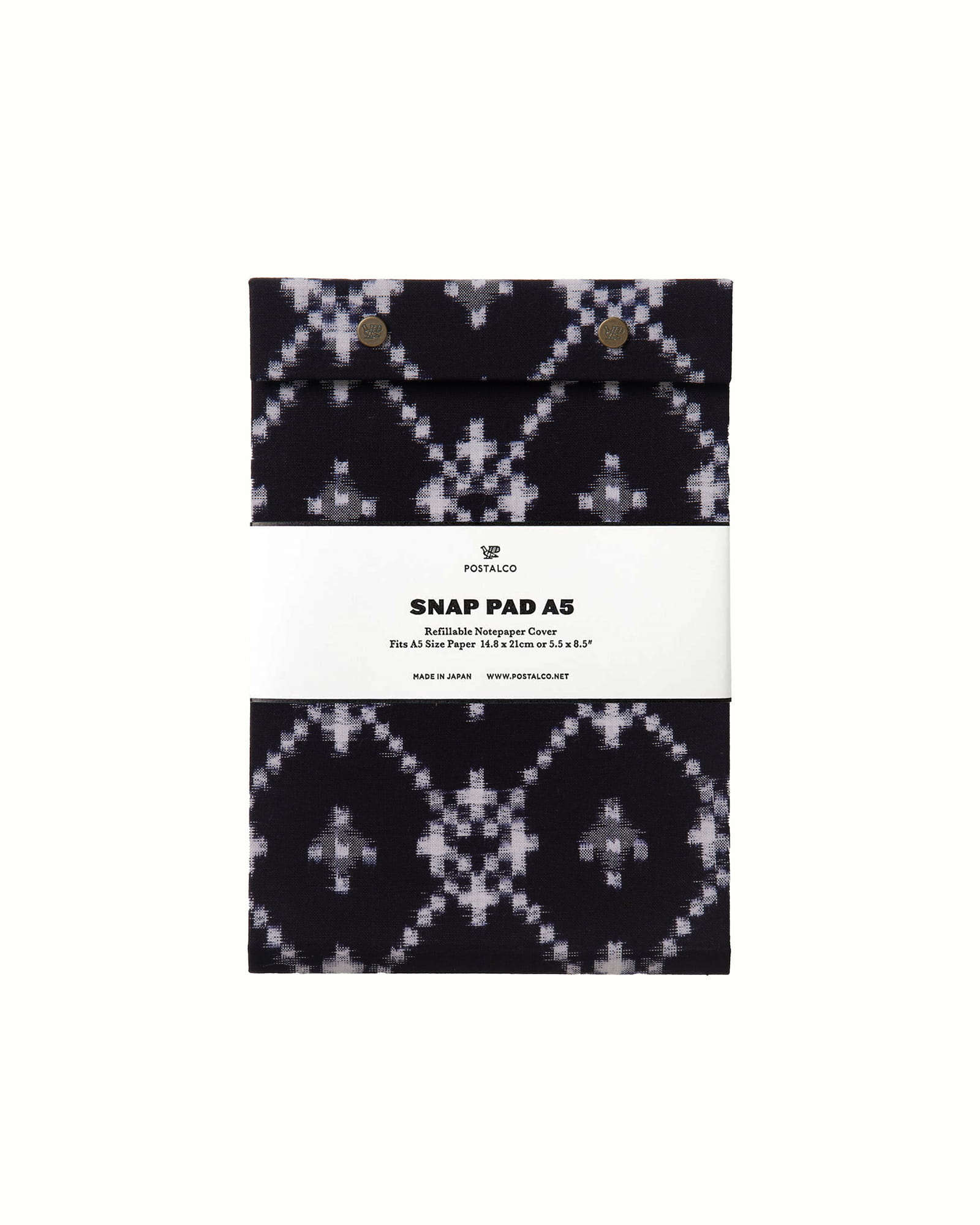 ポスタルコ スナップパッド 久留米絣 A5 POSTALCO/ポスタルコ】スナップパッド 久留米かすり A5 (Igeta 2