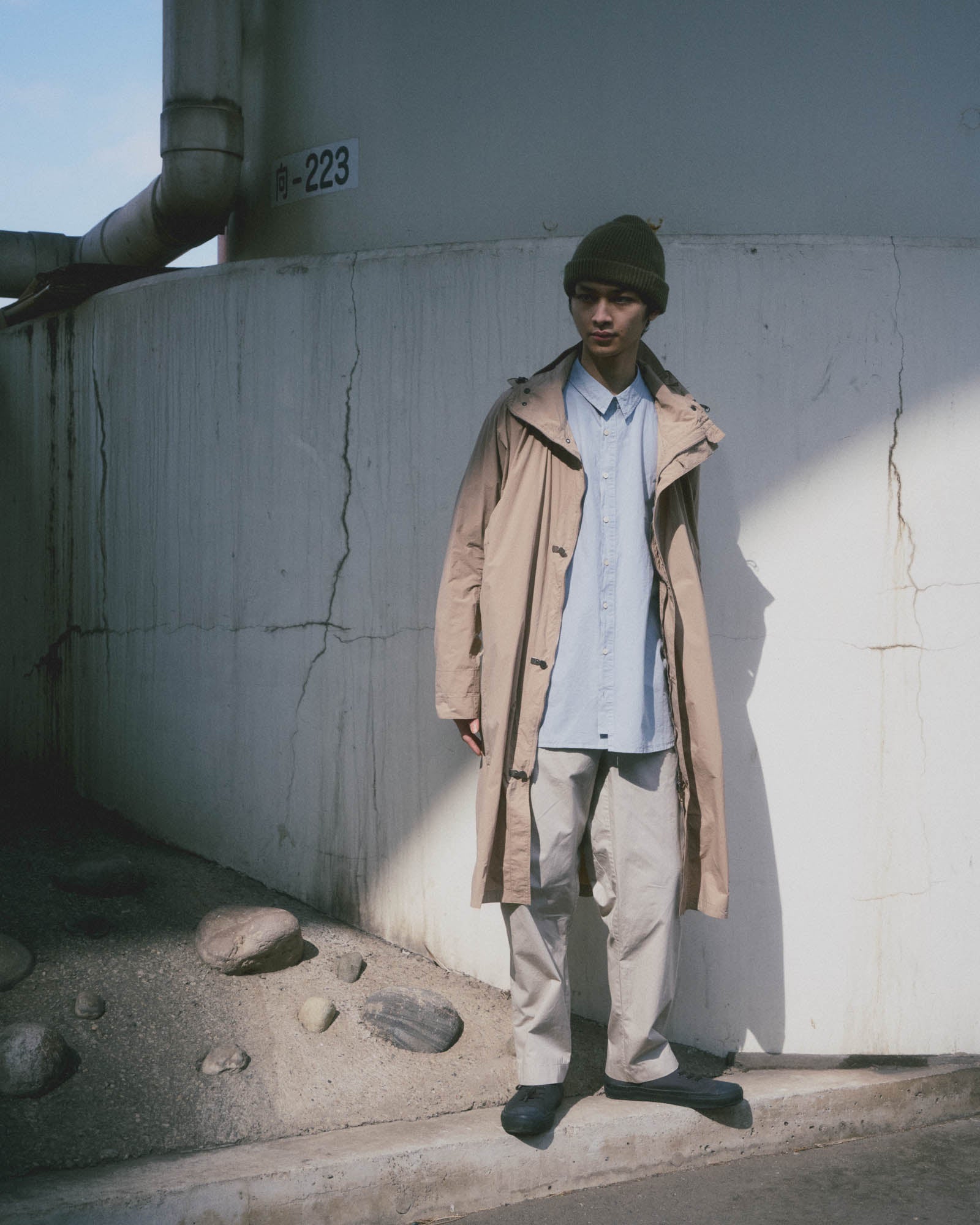 P*n様 ポスタルコ　ステップパンツ デンスコットン　Light Gray 2 ステップパンツ デンスコットン – POSTALCO