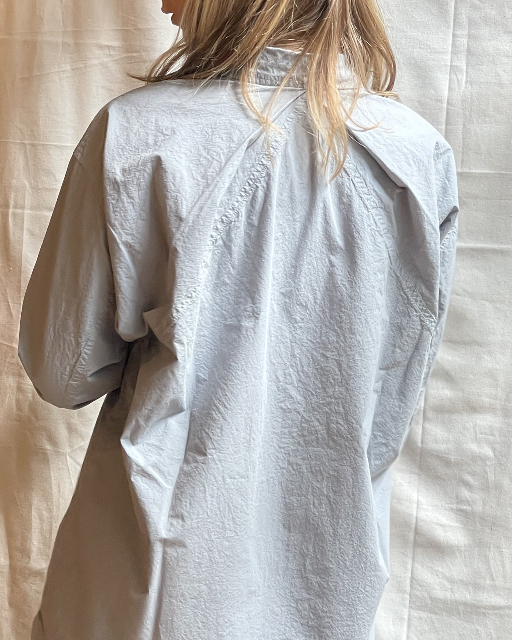 POSTALCO フリーアームシャツ 01 ライトコットン Light Gray フリーアームシャツ 01ライトコットン – POSTALCO