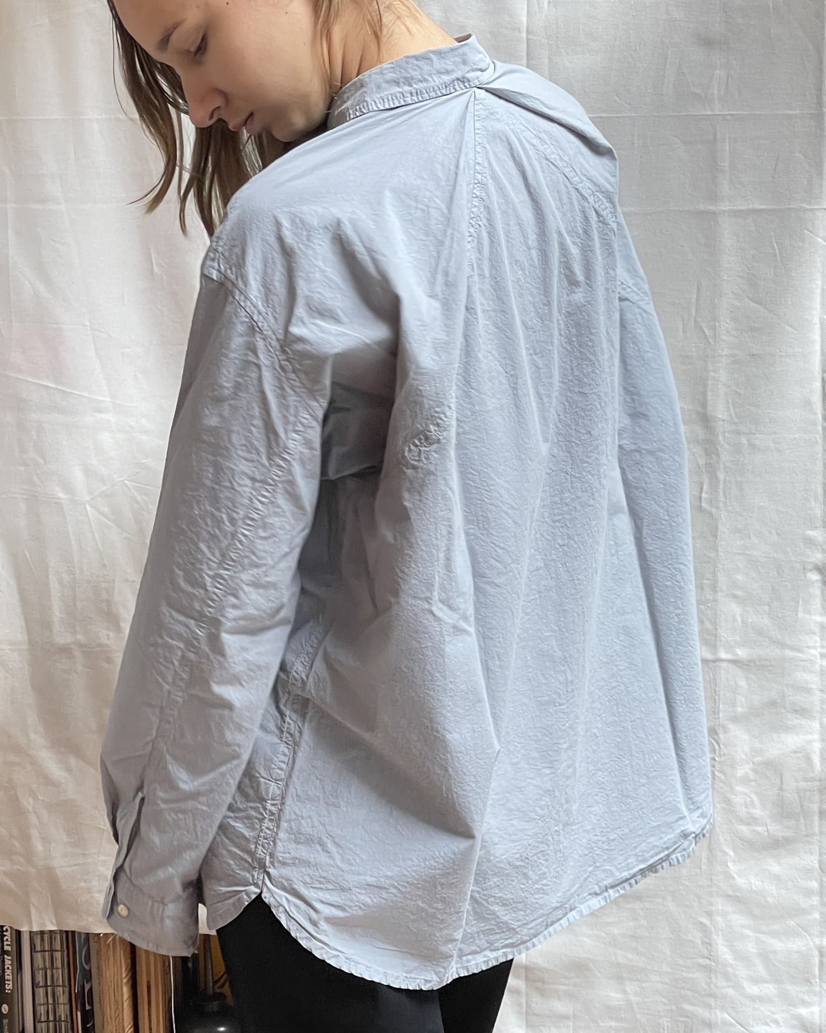 POSTALCO フリーアームシャツ 01 ライトコットン Light Gray フリーアームシャツ 01ライトコットン – POSTALCO