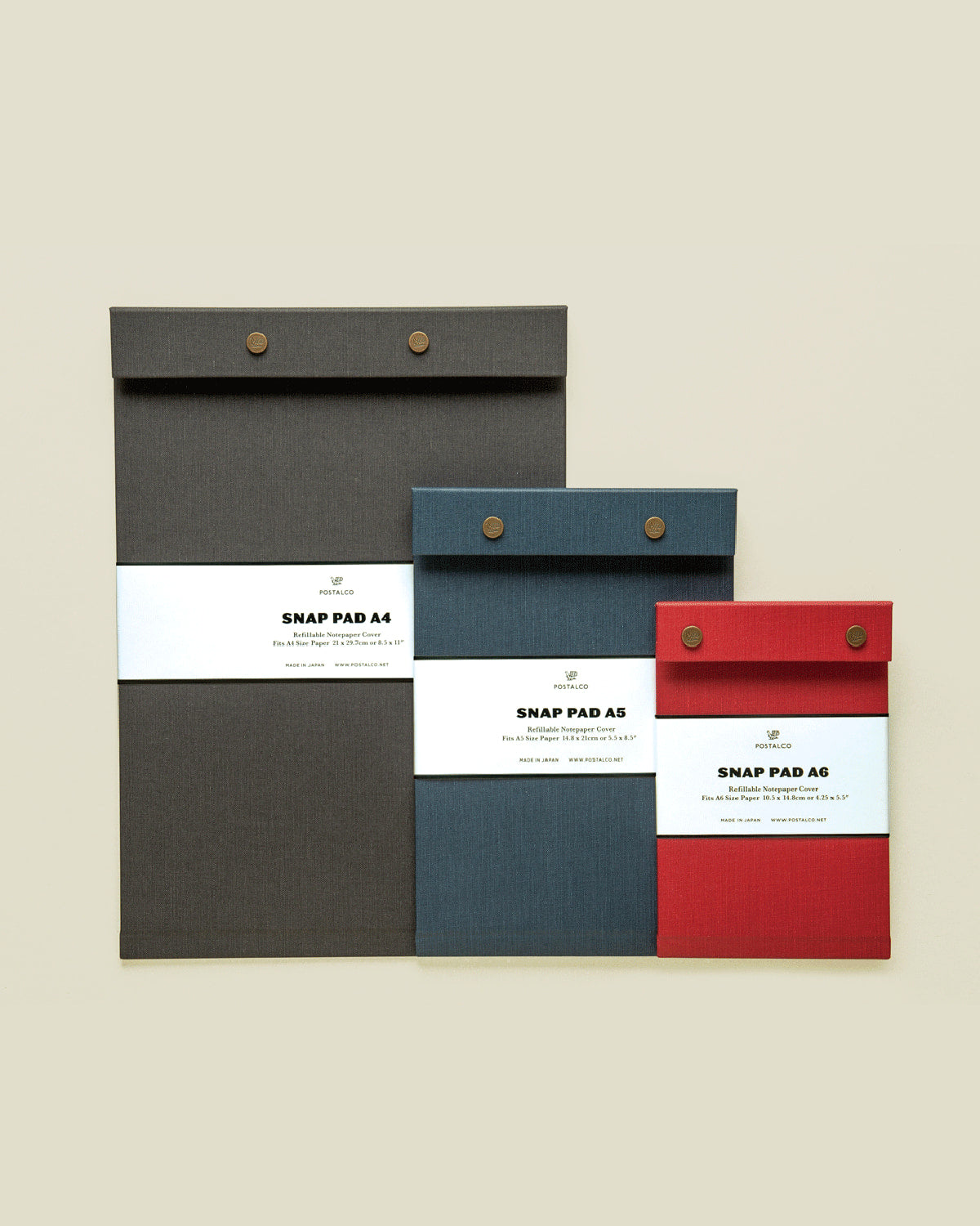 POSTALCO ポスタルコ スナップパッド ライブラリーレザー A6 スナップパッド A6 – POSTALCO