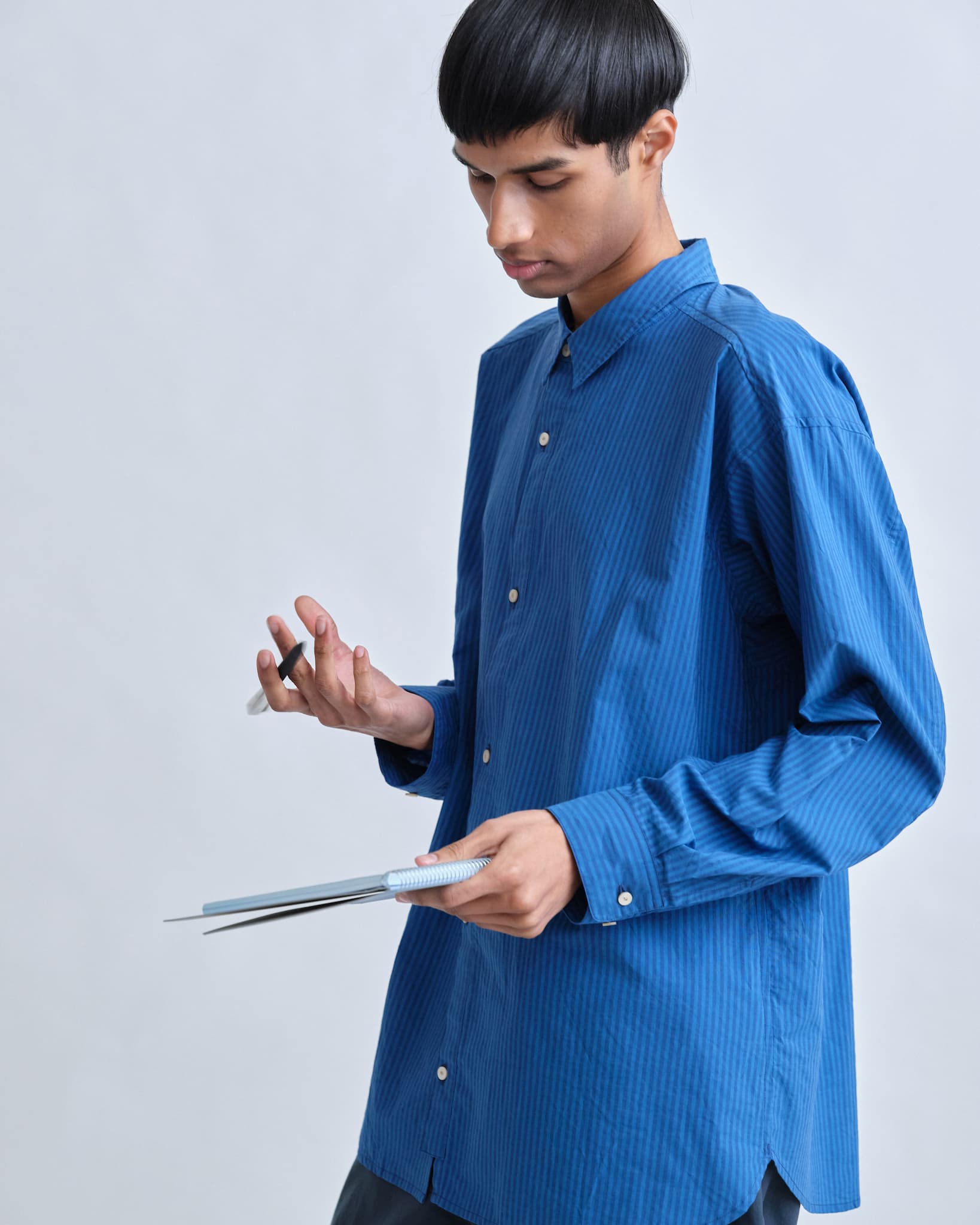 POSTALCOフリーアームシャツ01 ウェザークロスLサイズ】