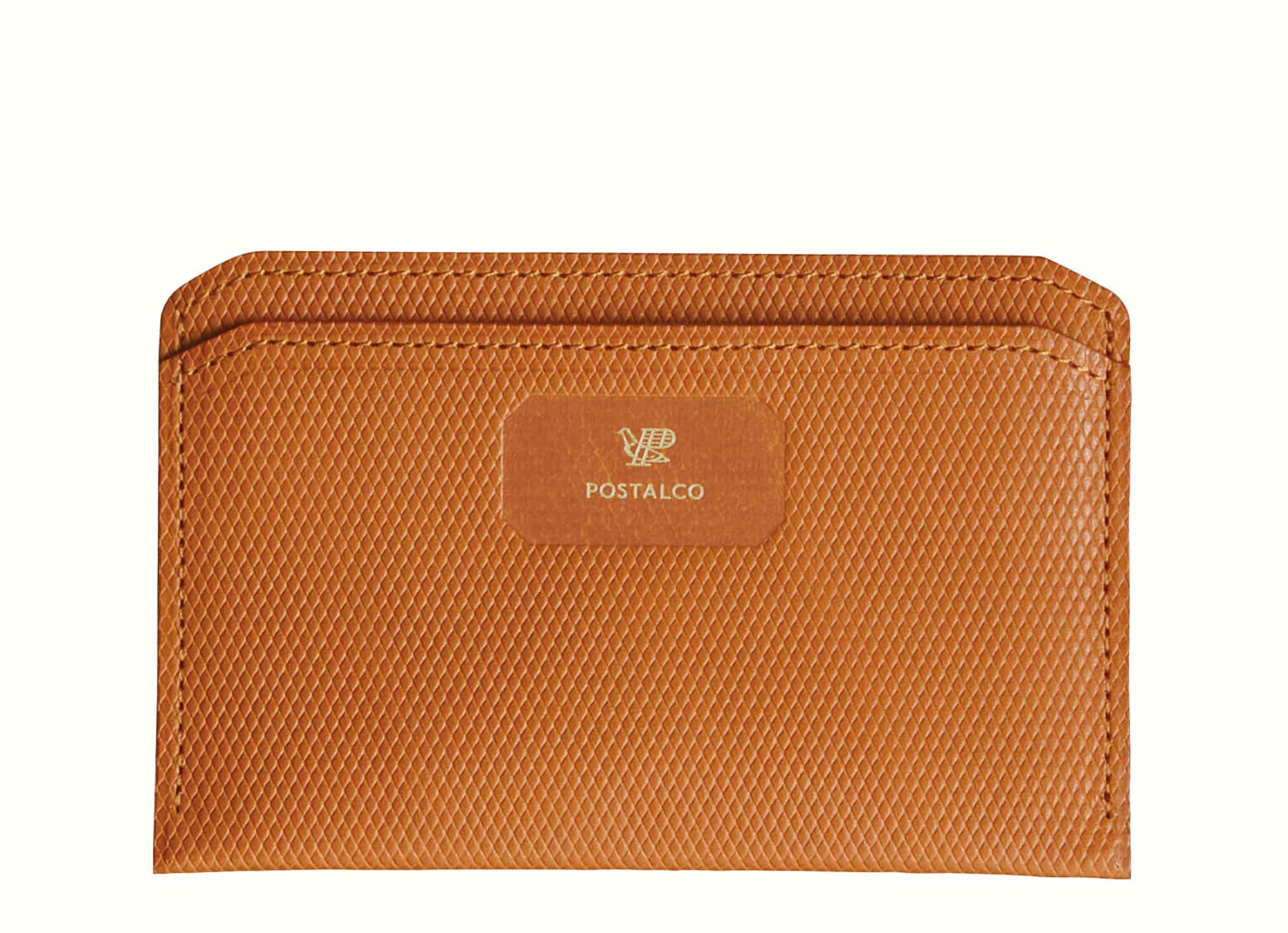 クロスグレインレザーフラットウォレット – POSTALCO