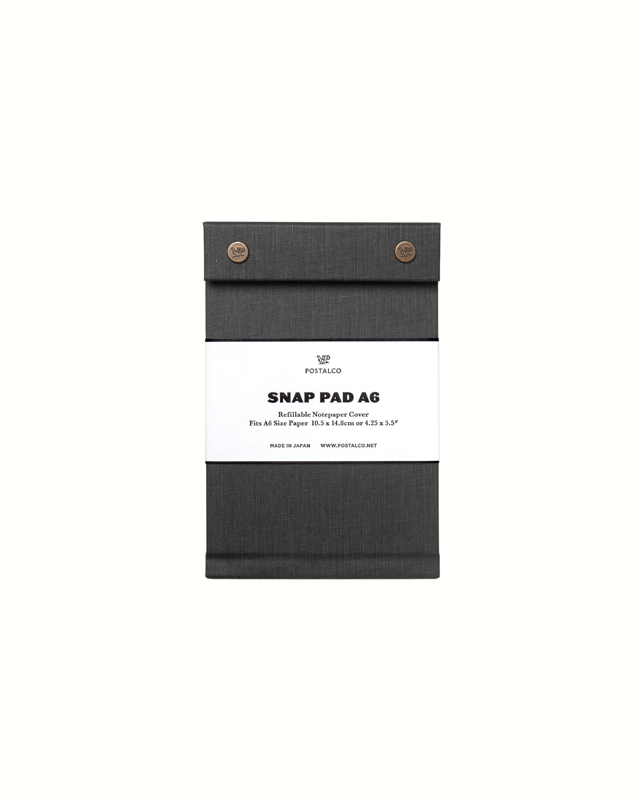 postalco スナップパッドA6黒色レザー　やや難あり snappad_a6_FB_low_9cc4b40b-