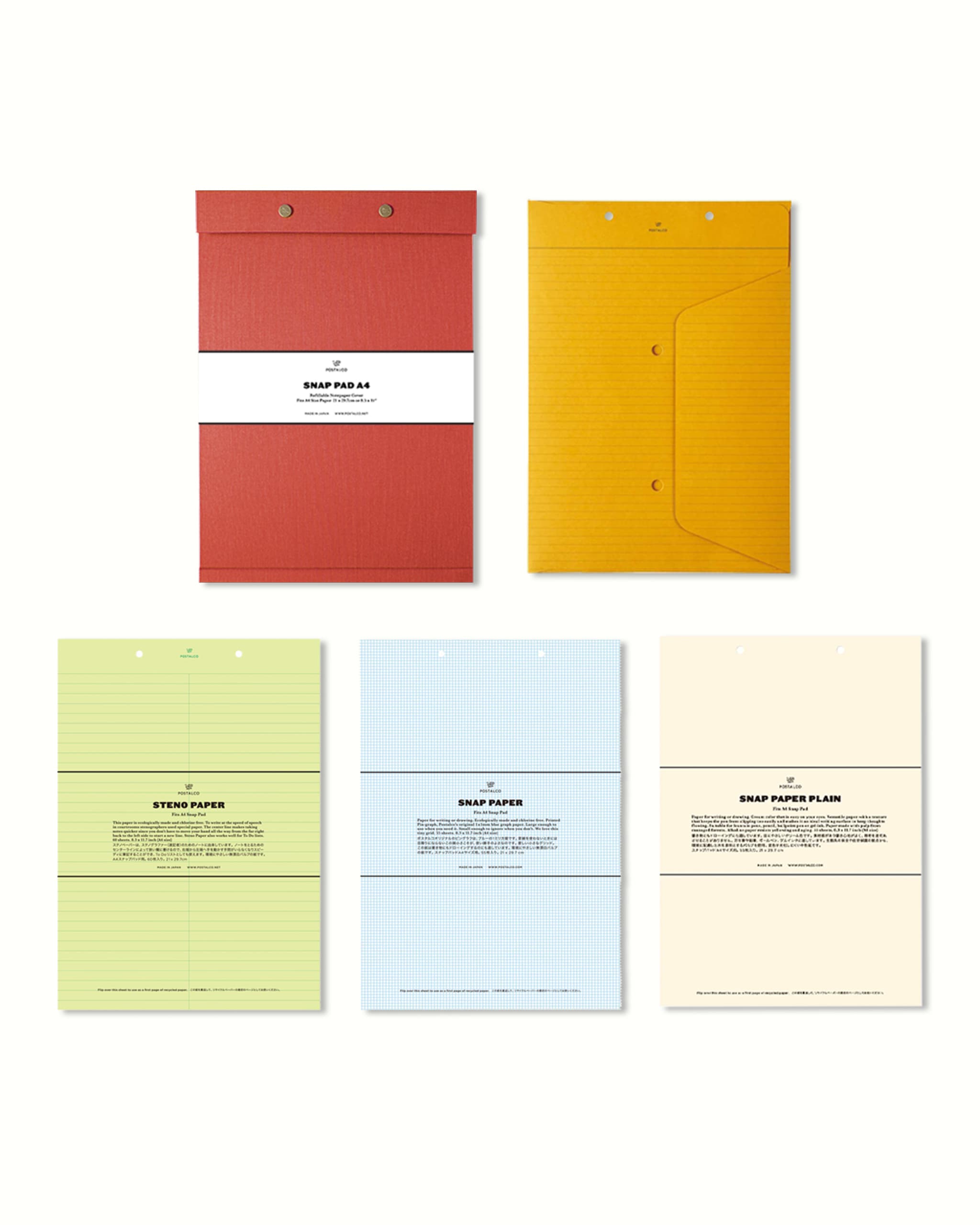 Snap Pad SQ A4 Refill Set – POSTALCO