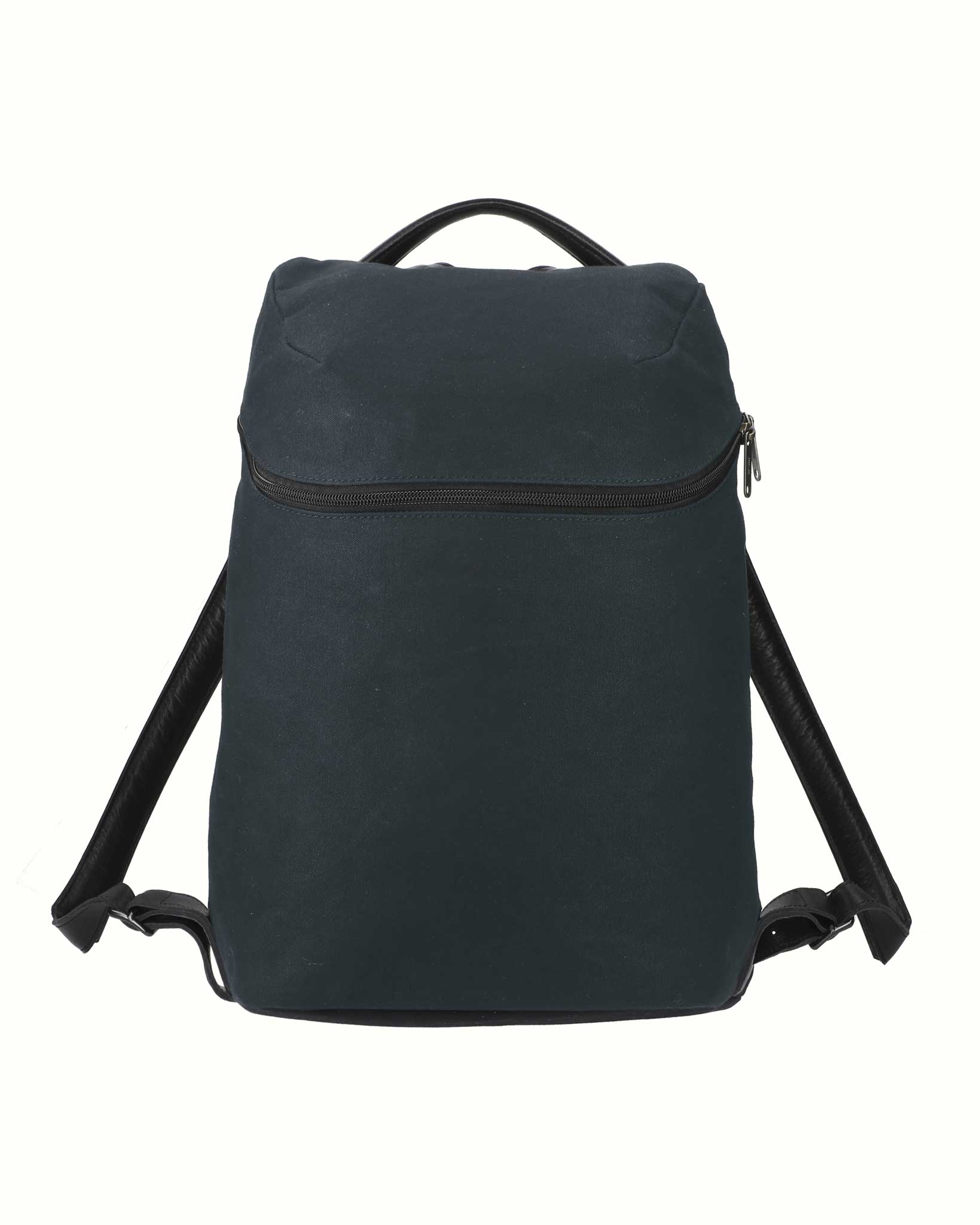 Colourblock Mini Backpack Crossbody Bag - Black/White